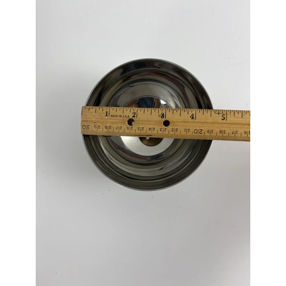 Set of 8 IKEA Stainless Steel Bowls Stackable Model 21152 4 3/4